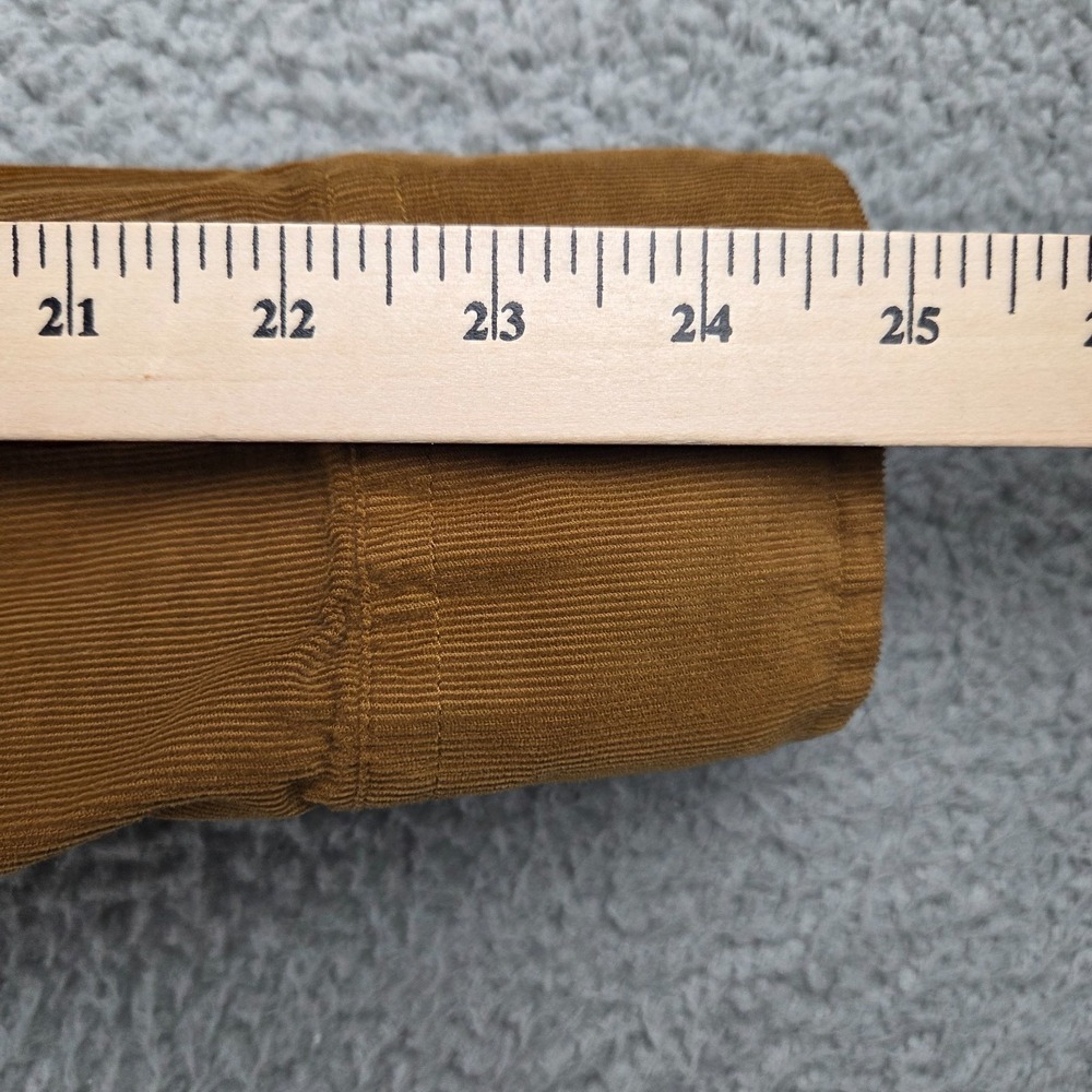 UNTUCKit Shirt Mens Medium Brown Corduroy Button Up Cord One Pocket - Picture 6 of 7